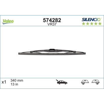 574282 Valeo VM37 Silencio Heckwischer 574282 574282 Valeo VM37 Silencio Heckwischer 574282