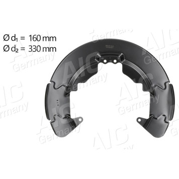 58107 Bremsankerblech Vorderachse links/rechts Durchmesser 330 mm 58107 Bremsankerblech Vorderachse links/rechts Durchmesser 330 mm