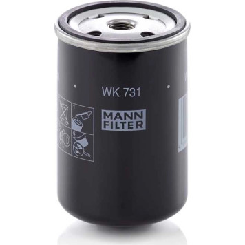 WK 731 MANN-FILTER Kraftstofffilter LKW WK 731 WK 731 MANN-FILTER Kraftstofffilter LKW WK 731