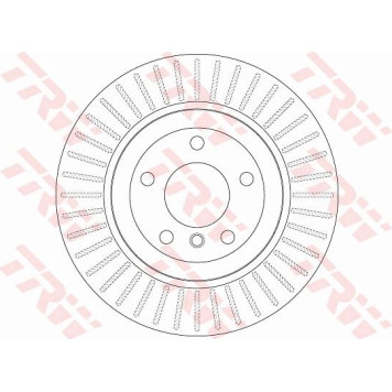 DF6299 TRW Bremsscheibe Hinterachse DF6299