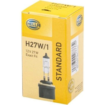 8GH 008 991-021 HELLA Halogenlampe H27W/1 12 V 27 W Sockel PG13 – 8GH 008 991-021