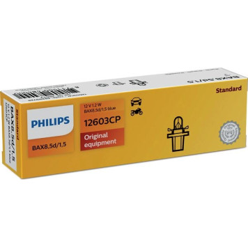 12603CP PHILIPS Instrumentenlampe 12 V 1,2 W B8,5d/1,5 - 12603CP - l