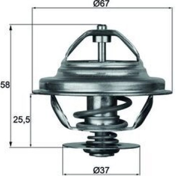 TX 21 80D MAHLE Kühlmittelthermostat TX 21 80D, 80 °C – u. a. für BMW 5er (E12), 3er (E30), 5er (E28) – OE Nummer 1153 1 264 668 - l TX 21 80D MAHLE Kühlmittelthermostat TX 21 80D, 80 °C – u. a. für BMW 5er (E12), 3er (E30), 5er (E28) – OE Nummer 1153 1 264 668 - l