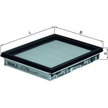 LX 1298 MAHLE Luftfilter LX 1298, Filtereinsatz, 228 x 168 x 34 mm – u. a. für Renault Koleos I (HY_), Nissan Juke (F15), Sunny III (N14, B13) – OE Nummer 1654617B00 - l LX 1298 MAHLE Luftfilter LX 1298, Filtereinsatz, 228 x 168 x 34 mm – u. a. für Renault Koleos I (HY_), Nissan Juke (F15), Sunny III (N14, B13) – OE Nummer 1654617B00 - l