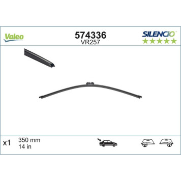 574336 Valeo VM257 Silencio X.TRM Heck 574336 574336 Valeo VM257 Silencio X.TRM Heck 574336