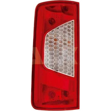 2211960 Alkar Heckleuchte 2211960 - links ohne Lampenträger rot/weiß 2211960 Alkar Heckleuchte 2211960 - links ohne Lampenträger rot/weiß