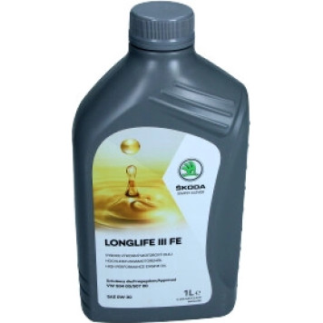 GS55545F2 VAG Original GS55545F2 Skoda Motoröl Longlife III FE 0W-30 GS55545F2 1 Liter – – OE-Nr. GS55545F2