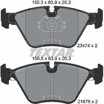 2347402 Textar Bremsbelagsatz 2347402