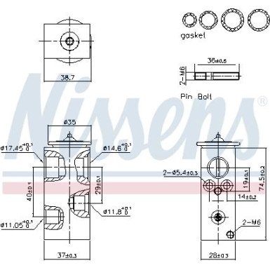 Expansionsventil Opel Vivaro Electric 19 FIRST FIT 999456