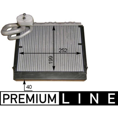 Verdampfer, Klimaanlage BEHR Premium Line AE 106 000P