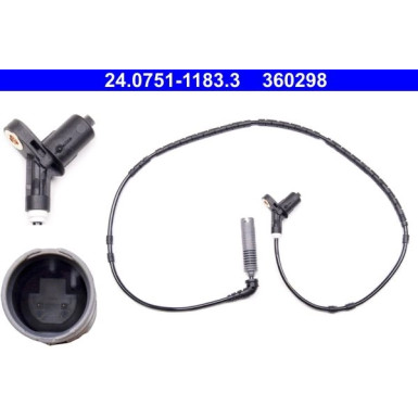 ATE ABS Sensor | 24.0751-1183.3