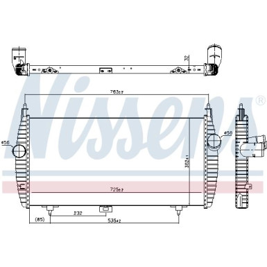 Ladeluftkühler PKW PEUGEOT 407 2.2 HDI 04 FIRST FIT 96617
