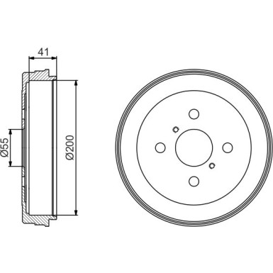 Bremstrommel | TOYOTA | 0 986 477 199