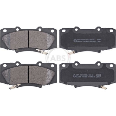 A.B.S. Bremsbeläge 37881