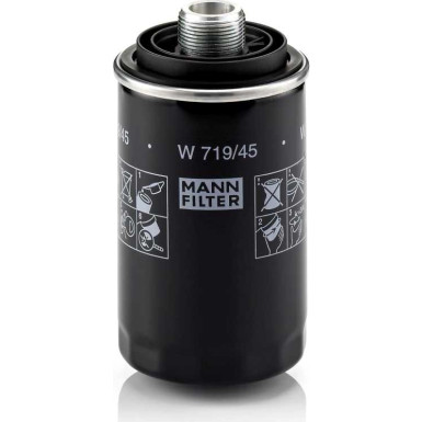 Mann & Hummel Ölfilter PKW | AUDI A3,A4,SEAT,SKODA,VW TFSI 06 | W 719/45