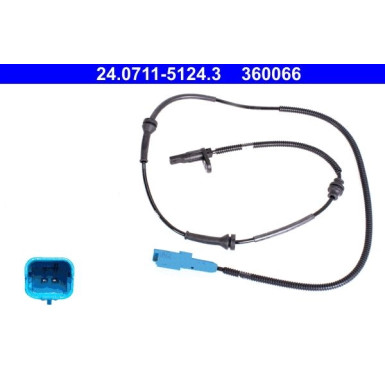 ATE ABS Sensor | 24.0711-5124.3