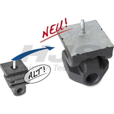 Halter, Schalldämpfer | PEUGEOT 207 1.4 16V 07 | 82 22 4312