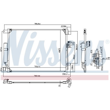 Kondensator PKW Nissan Navara III 14 FIRST FIT 940786