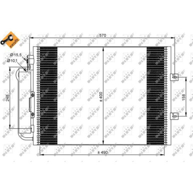 Kondensator, Klimaanlage EASY FIT 35879