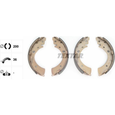 91039601 Bremsbackensatz