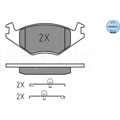 Bremsbelagsatz Vw P. Golf/Polo 94 | 252088717