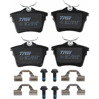Bremsklötze HA | CITROEN C5,PEUGEOT 407,607 04 | GDB1596