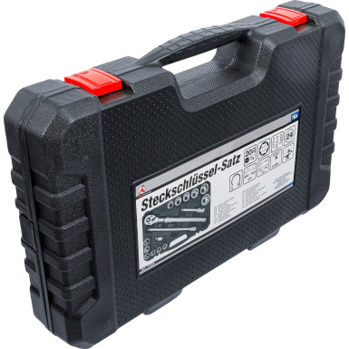 BGS Steckschlüssel-Satz mit Umschaltknarre, ausziehbar Antrieb 20 mm (3/4 ) SW 19 - 50 mm 16-tlg BGS Do it yourself 71024
