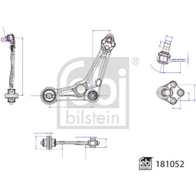 Querlenker VA li | RENAULT Megane 15 | 181052 Querlenker VA li | RENAULT Megane 15 | 181052