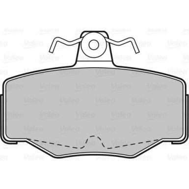 VALEO Bremsbeläge 598057