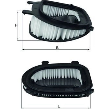MAHLE Luftfilter | LX 3541