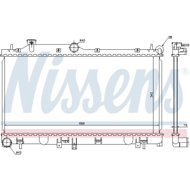 Wasserkühler PKW | SUBARU IMPREZA 1.5-2.5 08 | 67723