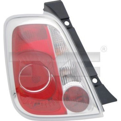 Heckleuchte L O K-PLATTE ROT/WEISS | FIAT 500 ALLE 10,07-6,15 | 2510,658,1 Heckleuchte L O K-PLATTE ROT/WEISS | FIAT 500 ALLE 10,07-6,15 | 2510,658,1