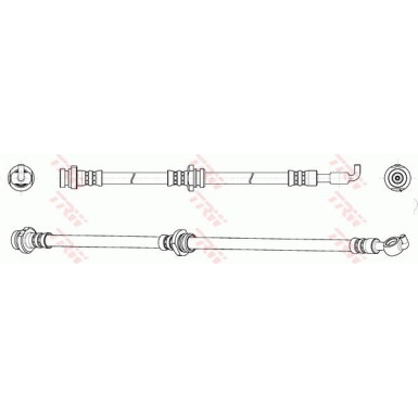 TRW Bremsschlauch TRW Bremsschlauch