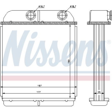 Heizkühler PKW | VOLVO S40 / V40 95- 41426 I 16V | 73644