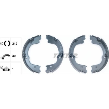 91076000 Bremsbackensatz, Feststellbremse 91076000 Bremsbackensatz, Feststellbremse