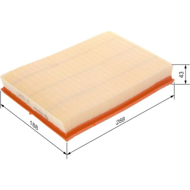 Luftfilter | AUDI,SEAT,SKODA,VW | 1457433059