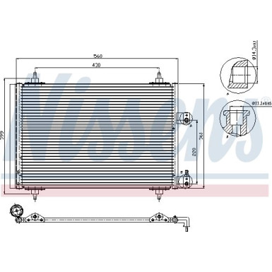 Kondensator PKW CITROEN C5 FIRST FIT 94560
