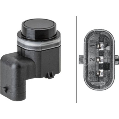 HELLA Sensor, Einparkhilfe | 6PX 358 141-811