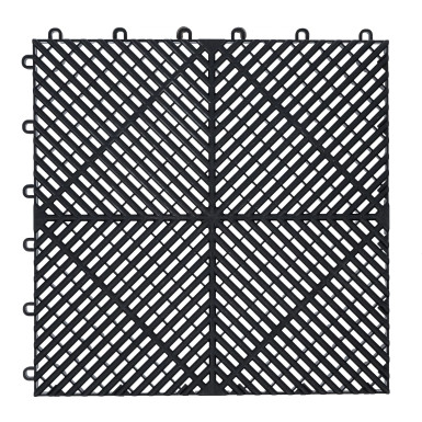 Kunststoff-Fliesen Set 400 x 400 mm, Klick-System, 10-tlg
