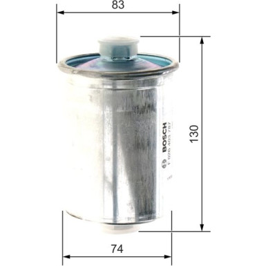 Kraftstofffilter | ALFA,MASERATI,DAIMLER,PEUGEOT,VW | F 026 403 787