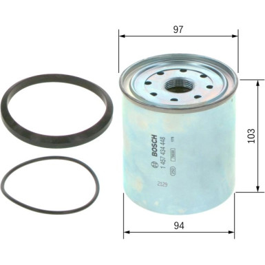 Kraftstofffilter | JEEP,CHRYSLER | 1457434448
