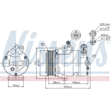 Kompressor PKW OPEL Astra G, Meriva, Corsa C FIRST FIT 89024