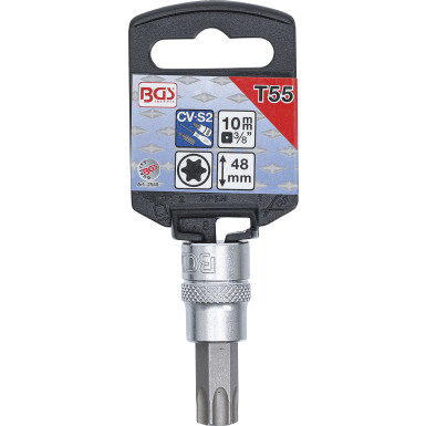 BGS Bit-Einsatz | Antrieb Innenvierkant 10 mm (3/8"""") | T-Profil (für Torx) T55 | 2549