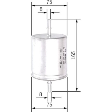 Kraftstofffilter | FORD Mondeo | 0 450 905 927