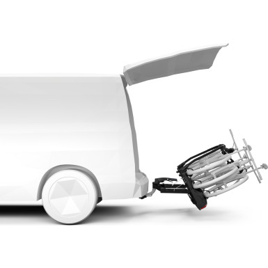 Thule VeloSpace 3 Plattform Fahrradträger für 3 Fahrräder an der Anhängerkupplung klappbar | 9033100 Thule VeloSpace 3 Plattform Fahrradträger für 3 Fahrräder an der Anhängerkupplung klappbar | 9033100