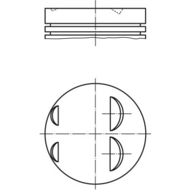 MAHLE ORIGINAL Kolben | 0010302