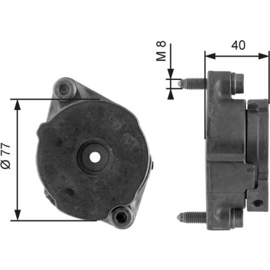 GATES Spannrolle | T38345