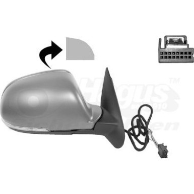 VAN WEZEL Außenspiegel 7623808 HAGUS