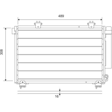 VALEO Klimaanlagenkühler 814307