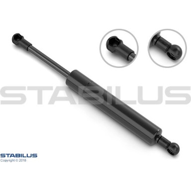 Gasfeder, Hinten L=347.5 1300N | MERCEDES E200 04/03-07/06 | 8491UM